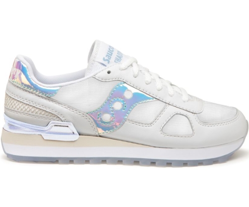 Tenis Saucony Shadow Original Mujer Zapatos Originales Blancas / Iridescent México MX-753-CX